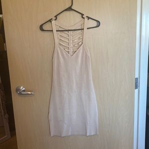 Bodycon Braided Open Back Dress